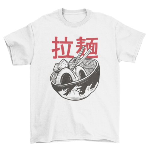 Ramen bowl japanese food t-shirt