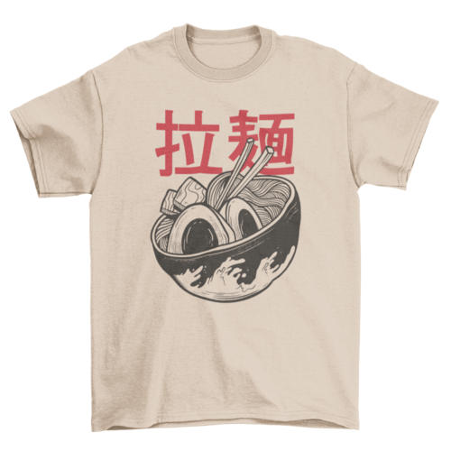 Ramen bowl japanese food t-shirt